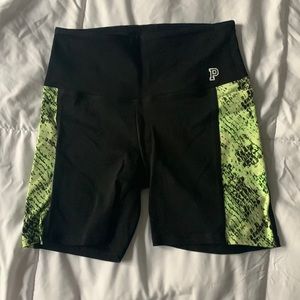 Biker shorts from Pink 2 pairs black and mauve.